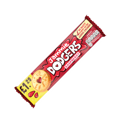Jammie Dodgers Raspberry Flavour 8 Biscuits PMP 140g