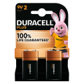 Duracell Plus 9V 2pk